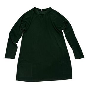 MISSLOOK Green Fleece Mini Shift Dress L